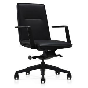 Xavier by goSIT Executive Leather Conference Chair, Black