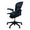 Herman Miller Aeron Used Size B Task Chair, Cobalt Blue