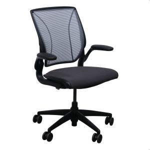 Humanscale Diffrient Used Mesh Back Conference Chair, Smooth Gray