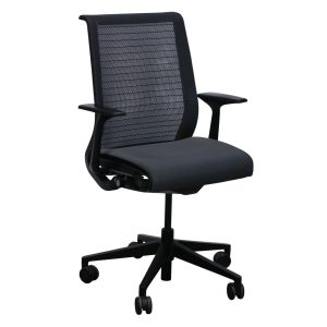 Steelcase Think Used Mesh Back Conference Chair, Gray