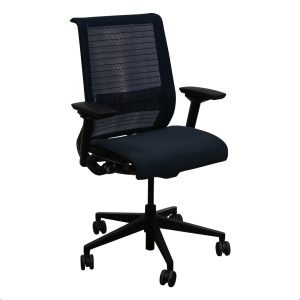 Steelcase Think Used Mesh Back Task Chair, Blue