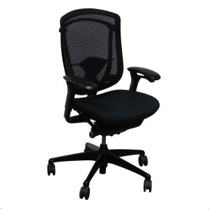 Teknion Contessa Used Mesh Task Chair, Black Pattern