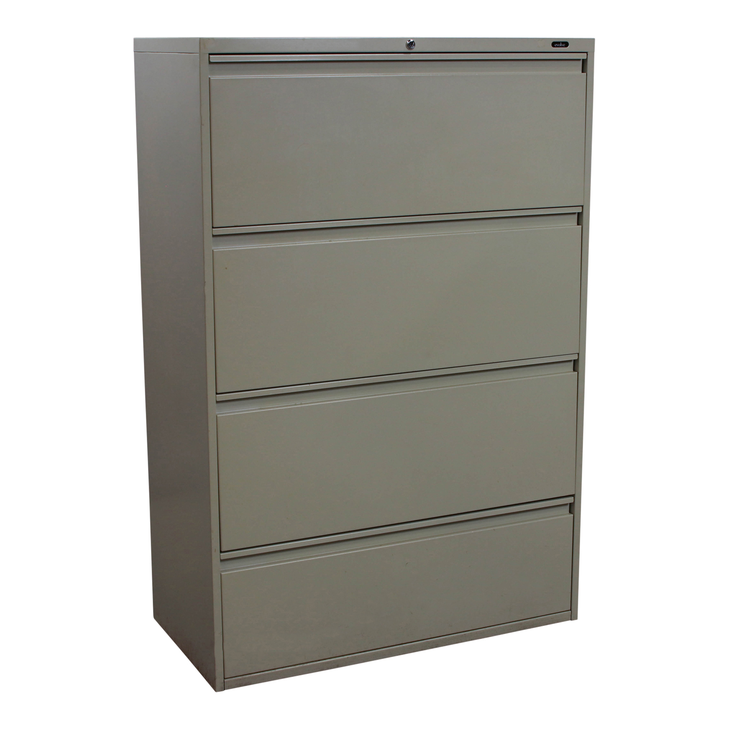 Evolve Used 4 Drawer 36 In Lateral File, Putty