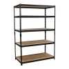 Used 25x49x72 In Metal Shelving, Black