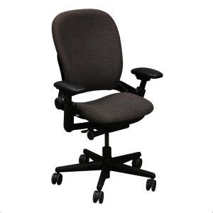 Steelcase Leap V1 Used High Back Task Chair, Elephant Gray