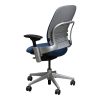 Steelcase Leap V2 Used Platinum Task Chair, Blue Night