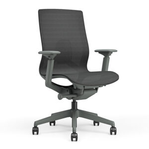 Avery by goSIT Mesh Task Chair, Dark Gray