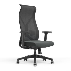 Clark by goSIT Mesh High Back Task Chair, Black