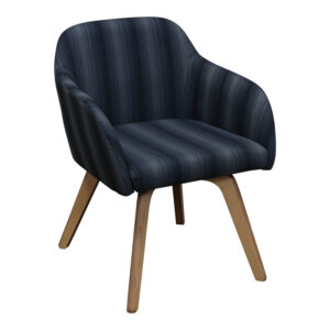 KI Calida Used Mid Century Guest Chair, Blue