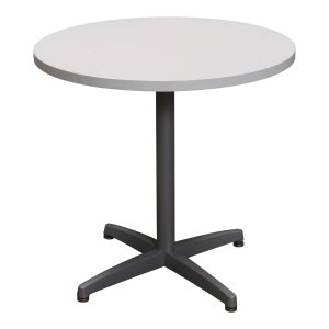 Used 30 In Round Laminate Cafe Table, White