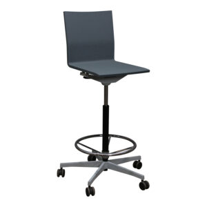 Vitra Lumins .04 Used Work Stool, Gray