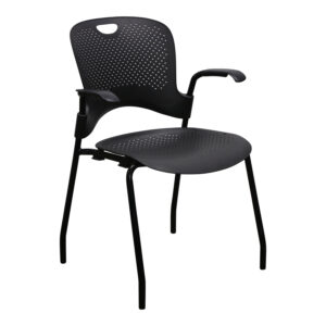 Herman Miller Caper Used Stack Chair, Graphite