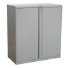 Teknion Used Two Door Metal 18x36 In Storage Cabinet, White