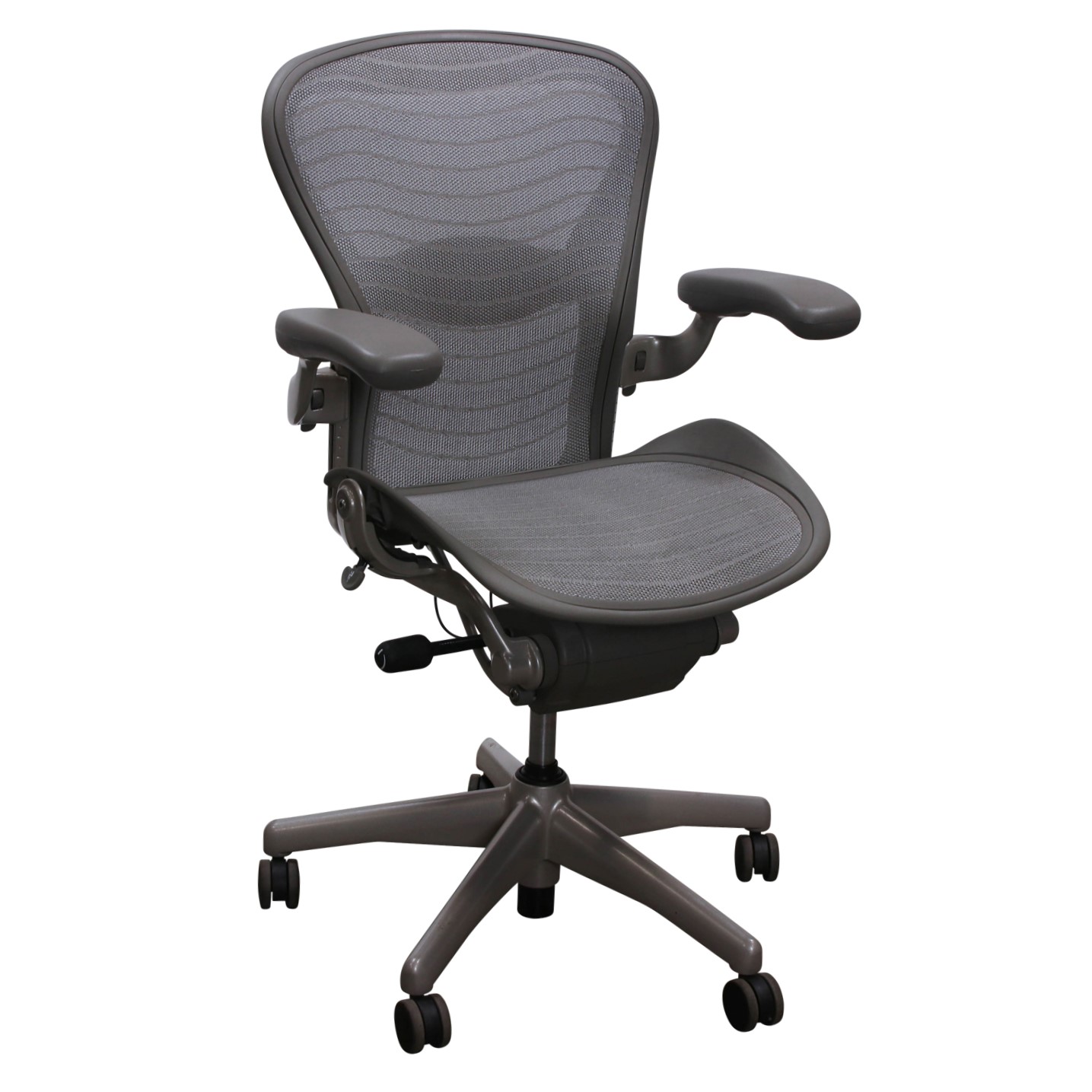 Herman Miller Aeron Used Size B Full Function Task Chair, Zinc Waves