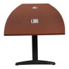 Hon Used 10 Foot Boat Shaped Laminate Conference Table, Cherry