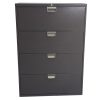 Steelcase 4 Drawer Used Lateral File, Pewter