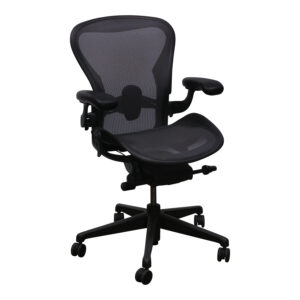 Herman Miller Aeron Remastered V2 Used Size B Task Chair, Graphite