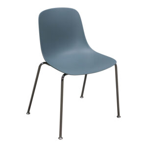 JSI Community Wink Used Stackable Side Chair, Refuge Blue