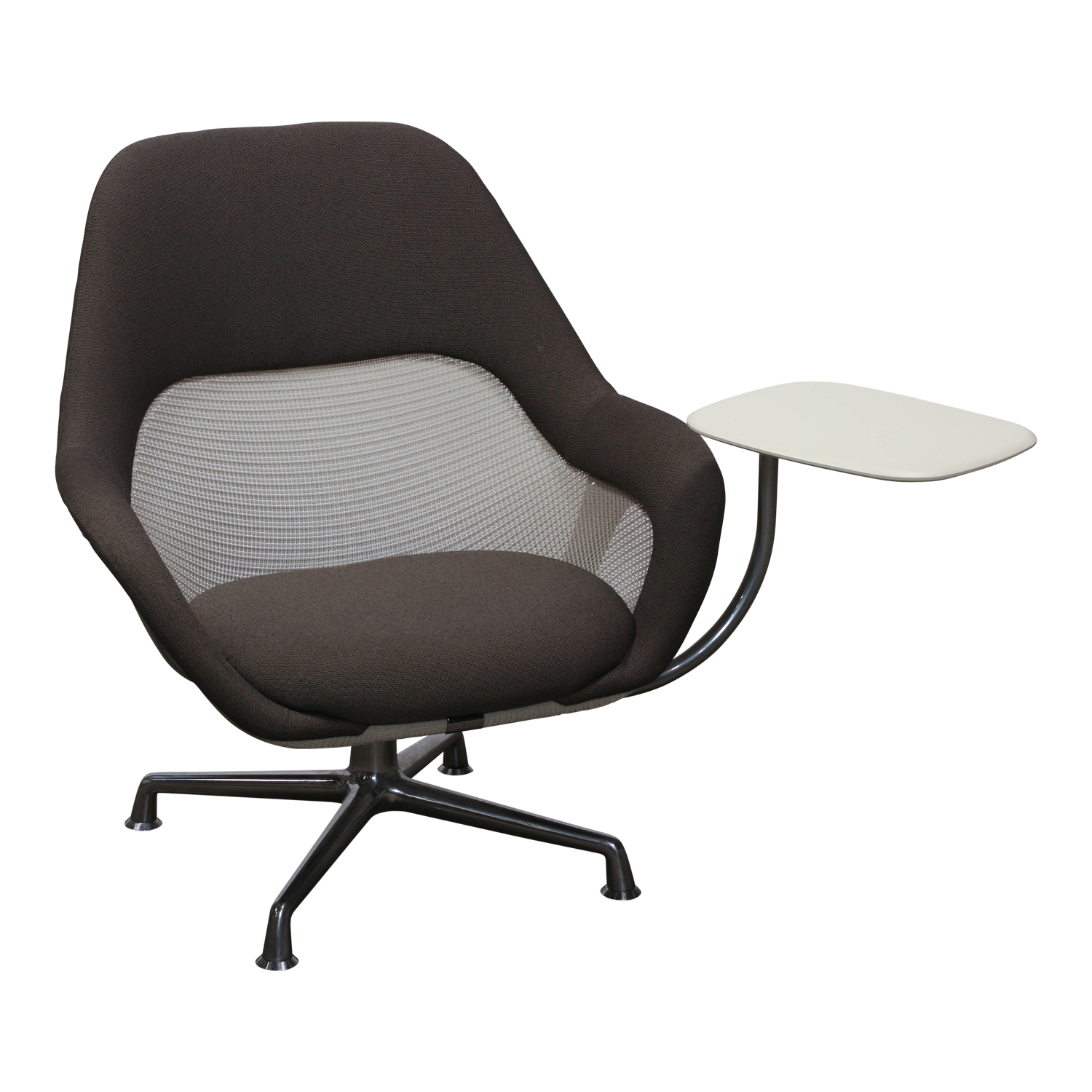 Steelcase Coalesse SW_1 Used Swivel Lounge Chair w Left Tablet