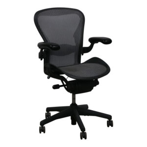 Herman Miller Aeron Used Size B Full Function Task Chair, Silver