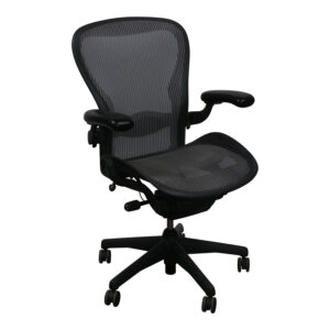 Herman Miller Aeron Used Size B Task Chair, Silver