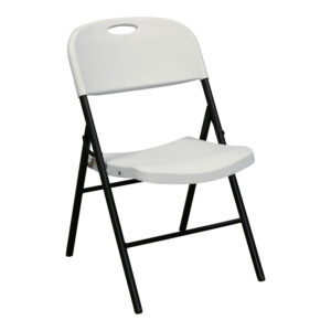 Used Folding Chair, White