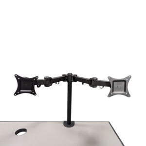 Used Monitor Arm w Dual Mounts, Black