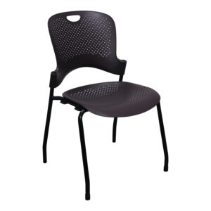 Herman Miller Caper Used Armless Stack Chair, Mocha Brown