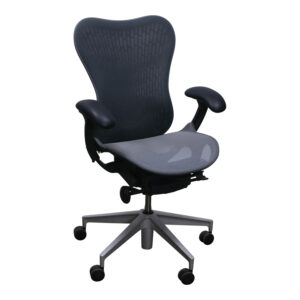 Herman Miller Mirra 2 Used Mesh AirWeave Full Function Task Chair, Slate Gray