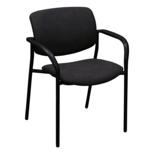 9to5 Seating Used Stack Chair, Smoke Gray