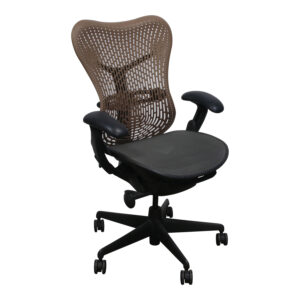 Herman Miller Mirra 1 Used Mesh Seat Full Function Task Chair, Cappuccino
