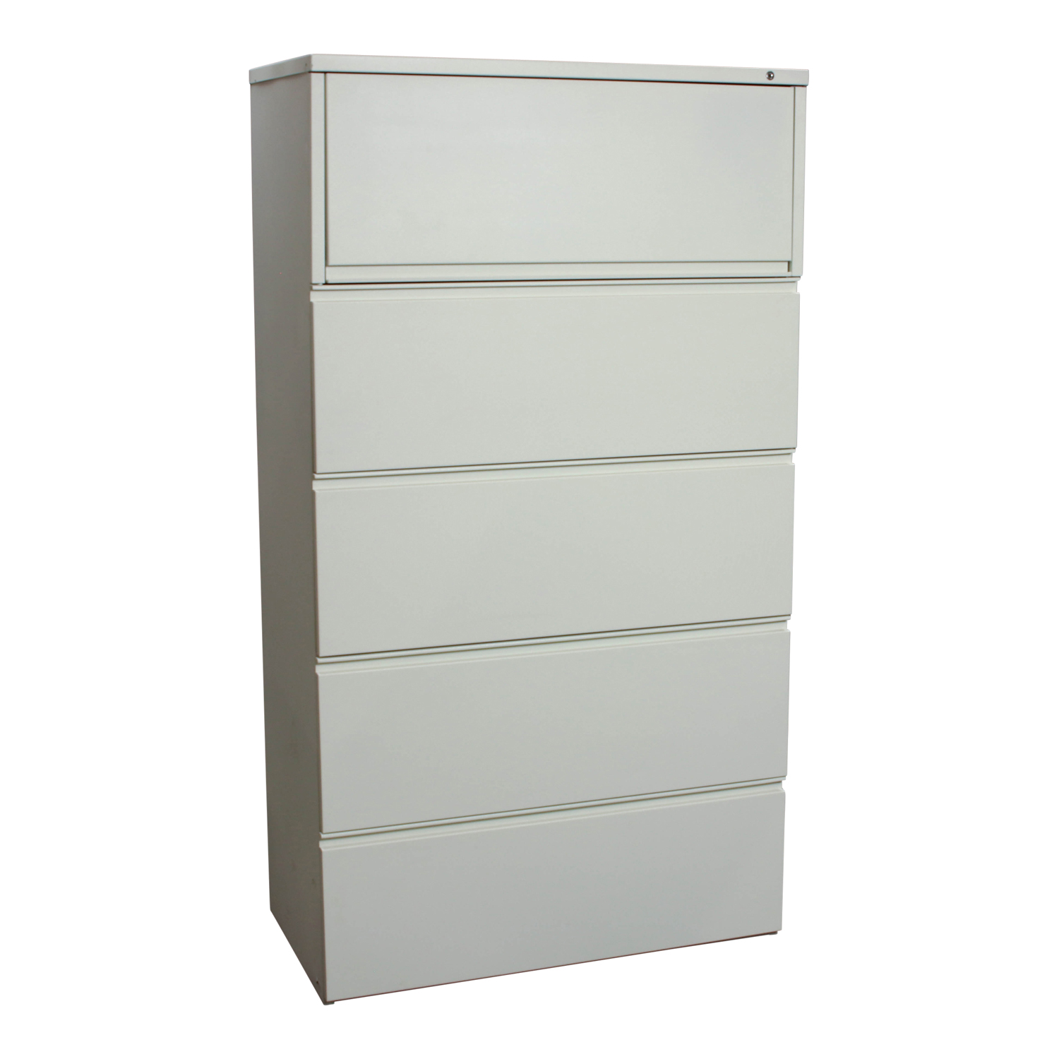 Herman Miller Used 5 Drawer Lateral File, Mineral White