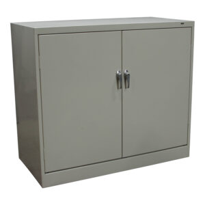 Tennsco Used 42x48 Inch Storage Cabinet, Light Gray