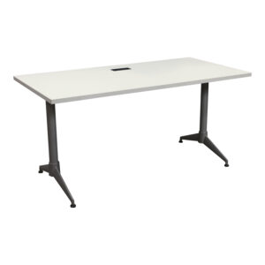 30x60 In Used Table w Grommet Hole, White