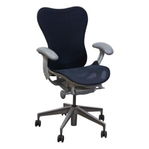 Herman Miller Mirra 2 Used AirWeave Full Function Task Chair, Twilight Navy Blue