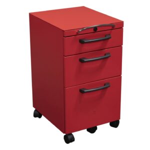 Knoll Used Box, Box, File Mobile Pedestal, Orange