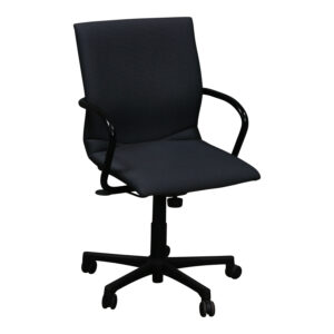 Steelcase Protege Used Conference Chair, Dark Gray Dot