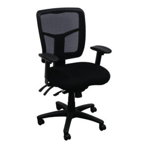 Mesh Back Used Ergonomic Task Chair, Black