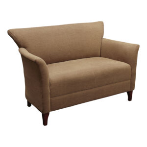Paoli Used Two Seater Sofa, Brown Line Pattern