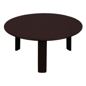 28 In Round Used Low Profile Coffee Table, Walnut