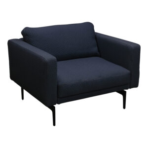 Stylex Relaxed Used Club Chair, Blue Dot Pattern