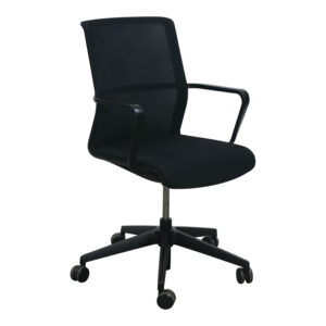 Allermuir Senator CR2 Used Mesh Back Conference Chair, Black