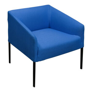 Arper Saari Used Wider Sofa Chair, Blue