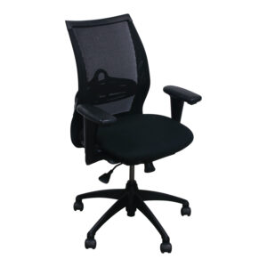 Haworth Improv Tag Used Task Chair, Black