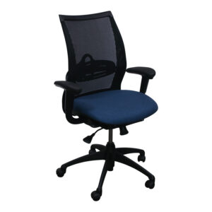 Haworth Improv Tag Used Task Chair, Blue Night