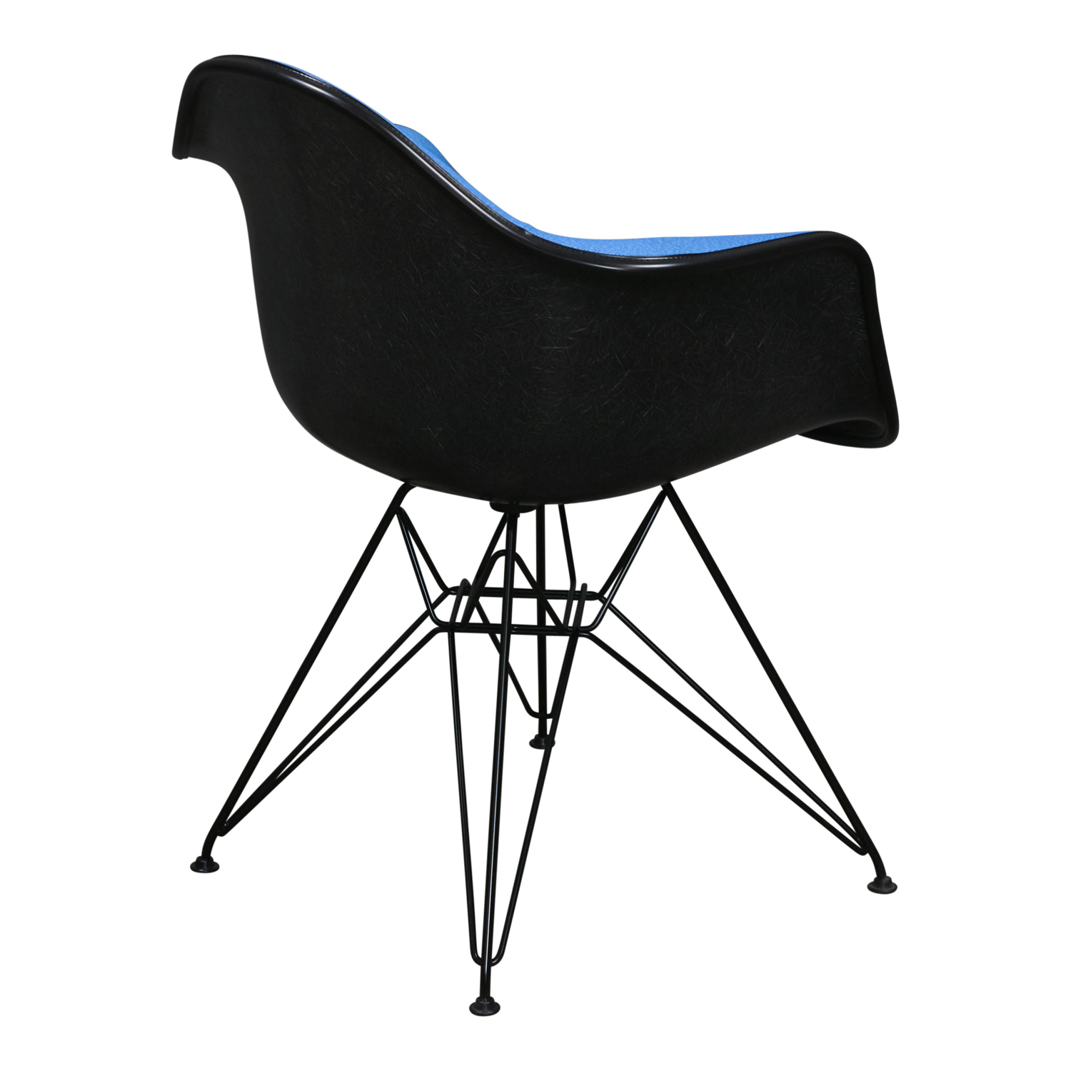 Herman Miller Eames Used Molded Fiberglass Armchair, Blue and