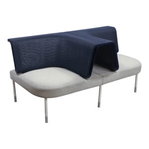 Herman Miller Used Public Office Landscape Collaboration Seating, Blue and Gray