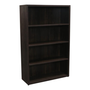 Hon Used 3 Shelf 57 In Bookcase, Gray