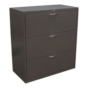 Used 30 In Lateral File 3 Drawer, Medium Tone