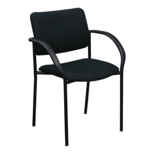 Izzy Used Stack Chair, Black